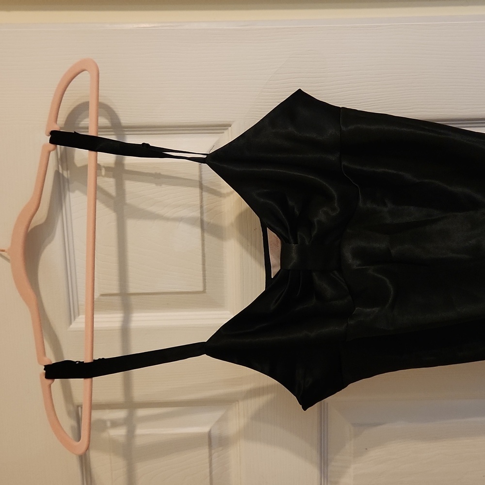 Black shorty nightslip